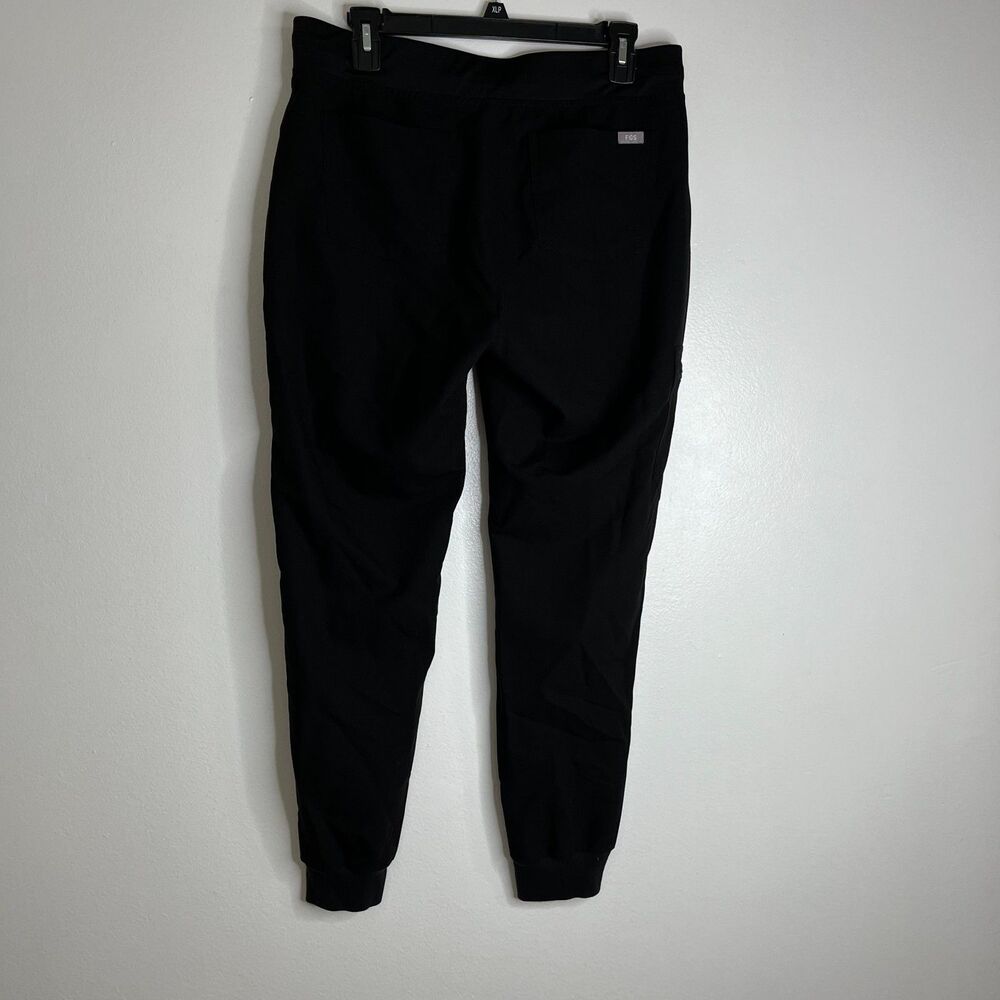 Figs Womens Scrub Set M Black Top Jogger Pants Technical Collection Stretch - Picture 3 of 12